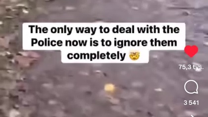 Sposob na radzenie sobie z policją w UK - ignorowanie