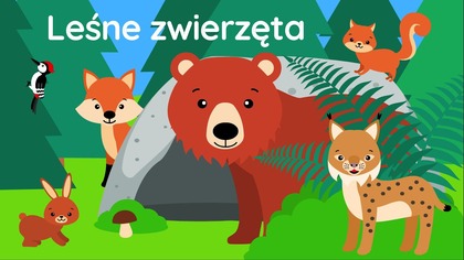 Leśne Zwierzęta dla Dzieci  Niedźwiedź Wilk | Bajka Edukacyjna o Przyrodzie | Pikuś i Mruczek