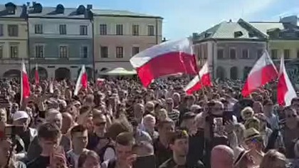 RAUN Z WAŻNYM PRZEKAZEM NA SWOIM WIECU WYBORCZYM!