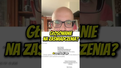 Głosowanie na zaświadczenia! Spisujcie WSZYSTKIE numery zaświadczeń!
