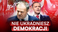 NAWROCKI GROZI TUSKOWI.  MÓWI O KRADZIEŻY DEMOKRACJI