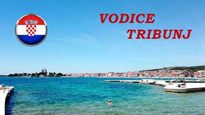 Plażujemy na Male Vrulje w VODICE Po południu idziemy na pierwszą wycieczkę, do miasta TRIBUNJ