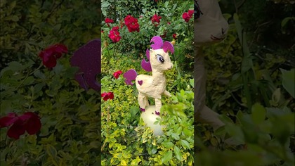Biały Kucyk Pony z kanału @diy_art_ideas #shorts #diy #pony