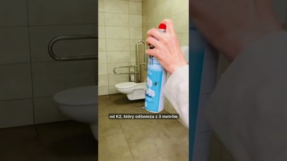 Odświeżacz powietrza ONE SHOT od K2 - jedno psiknięcie i po brzydkim zapachu