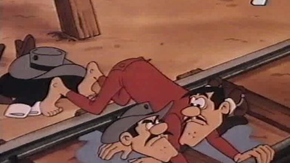 Lucky Luke. 1983. 10.  Wyjęci spod prawa. VHS. Rip