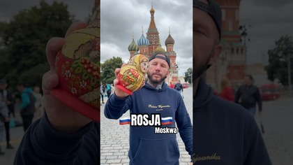 Ja i moja Matrioszka w Moskwie - Rosja (plac czerwony) #shorts