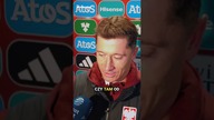 Lewandowski o kibicach podczas meczu z Litwą