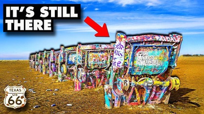 Whats Left of Cadillac Ranch on Route 66?