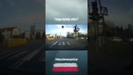 Pieszy robi zwrot w ostatniej sekundzie! O krok od kolizji! #uwaga #traffic #polscykierowcy