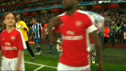 Champions League 08/09.  Arsenal London - FC Porto 4:0