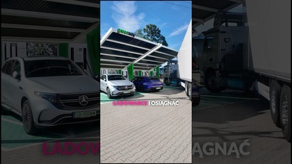 TIR blokuje stację ładowania #ev #samochódelektryczny #danielgrzyb #stacjaładowania