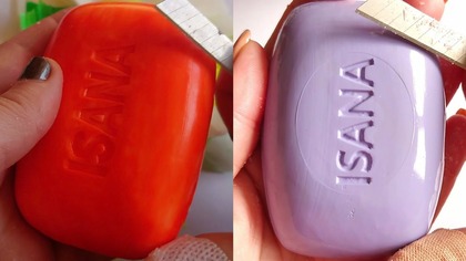 Soap Carving ASMR Relaxing Sounds no talking Satisfying ASMR Video #soapcarving #softsoapcutting