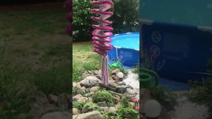 Wzór już jest na kanale Wind Catcher, Spiralka, ozdoba ogrodowa #shorts #decoration