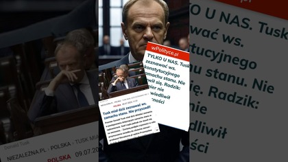 Tusk miał dziś zeznawać ws.  zamachu stanu.  Nie przyszedł!