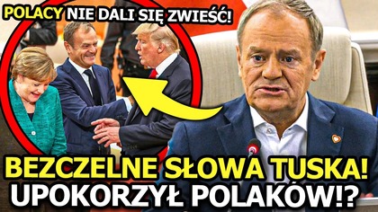 OCHYDNE SŁOWA DONALDA TUSKA? POLACY SĄ ZGODNI - TO ZDRAJCA!