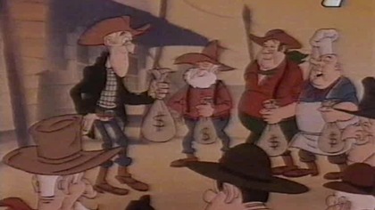 Lucky Luke. 1983. 20.  Spiewajacy drut. VHS. Rip