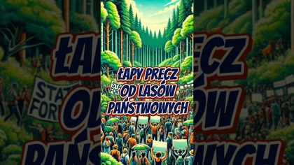 ŁAPY PRECZ OD LASÓW PAŃSTWOWYCH!
