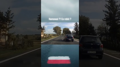 MASAKRA! Maska otwiera się przy wyprzedzaniu! O krok od dramatu! #wypadek #droga #viral