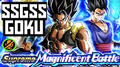 SS GOD SS GOKU SUPREME MAGNIFICENT BATTLE DBZ DOKKAN BATTLE z komentarzem PL