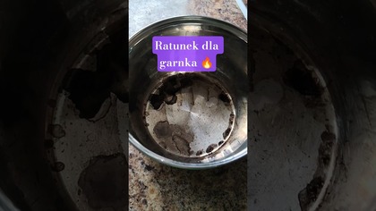 Spalony garnek?  To nie problem  #uporzadkowana #domowetriki
