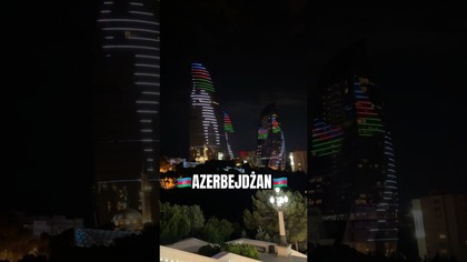 Azerbejdżan  mój 143/193 kraj który odwiedziłem podczas Podróży Wojownika #shorts