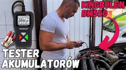 Jak sprawdzić żywotność akumulatora? Tester akumulatorów KINGBOLEN BM550 | TEST #kingbolen #tester