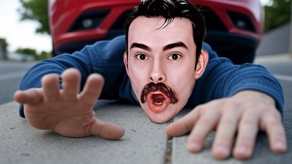 CHCIAŁ MNIE ROZJECHAĆ! 