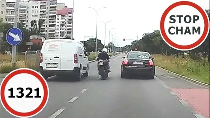 Stop Cham #1321 - Niebezpieczne i chamskie sytuacje na drogach