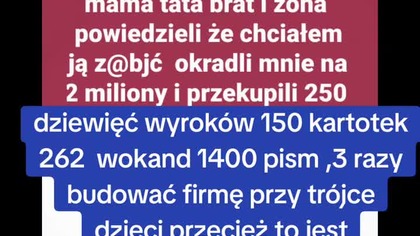 Aniela i Marek misiarz moi rodzice zanim się ożeniłem byłem szczęśliwy ale to oni byli znecający sie