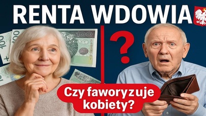 Nowe świadczenie Renta wdowia w Polsce  Czy faworyzuje kobiety? | Skąd te pieniądze?