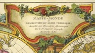 Jean JANVIER Mappe-monde ou description du Globe Terrestre, mapa świata, 1762