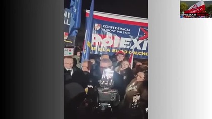 PILNE GRZEGORZ BRAUN NA STRAJKU W KATOWICACH UJAWNIA SZOKUJĄCE INFORMACJE mp4 686x432