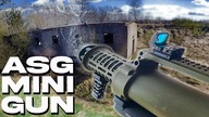 AIRSOFTOWY MINIGUN W AKCJI strzelanka asg w Stargardzie