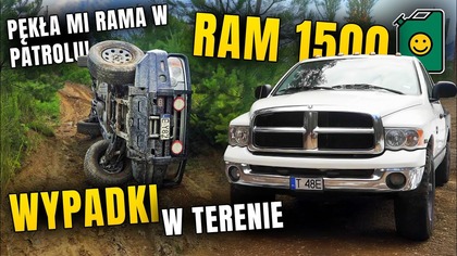 Pękła mi rama w Patrolu! Wypadki w terenie! RAM 1500 #WielkiTestHAMMERA