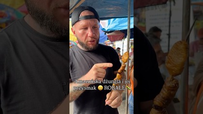 Kto by spróbował takiego przysmaku z amazońskiej dżungli? #shorts