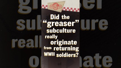 Did WWII Veterans Create the Greaser Look? #W2W #shorts