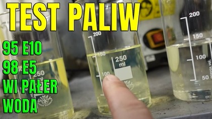 TEST PALIW: 95 VS 98 VS V-POWER  JAKIE MAJĄ AFR? DODAJE WODĘ DO PALIWA!