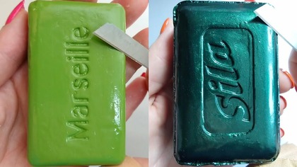 Soap Carving ASMR Relaxing Sounds no talking Satisfying ASMR Video #soapcarving #soapcuttingvideo