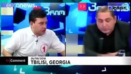 Euronews - Politycy kłócą się podczas debaty telewizyjnej na żywo w Georgii (26. 09. 2016) - Rask AI
