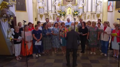 Występ chóru z Rygi (Łotwa) w Markuszowie - 24. 07. 2019 r.