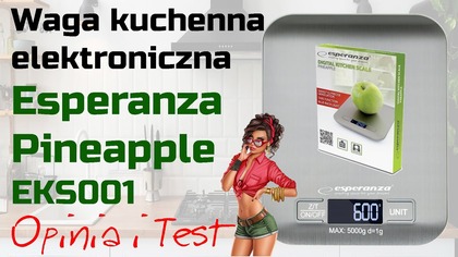 Waga kuchenna Esperanza Pineapple EKS001  Opinia