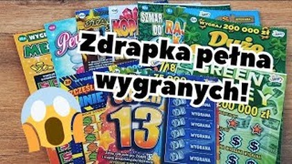 Zdrapki Lotto  Uhuhu! Takie rarytasy to ja lubię 