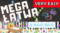  Oj Maluśki, Maluśki - Piano Tutorial (MEGA ŁATWA wersja)  NUTY W OPISIE 
