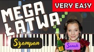  Szampan (Sanah) - Piano Tutorial (MEGA ŁATWA wersja)  NUTY W OPISIE 