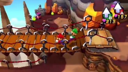 Mario &amp; Luigi Dream Team HD - przewodnik po grze (3DS) część 10 - Fałszywa Księżniczka Peach.  W poszukiwaniu Strażnika Sn&oacute;w