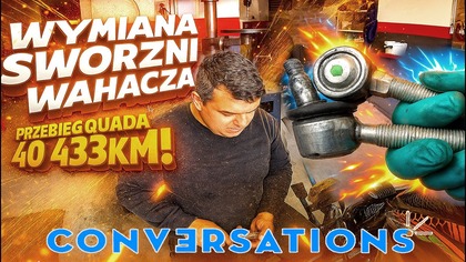 Pogaduchy ATV - Sworznie bez smaru!  Wymiana na nowe  Quad z rekordowym przebiegiem 40 433 km! 