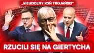 GIERTYCH OSACZONY.  POSŁOWIE RZUCAJĄ OSKARŻENIA I DRWIĄ NA OCZACH CAŁEJ POLSKi