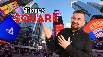 Spacer po Times Square 4K