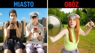 WAKACJE - W MIEŚCIE vs NA OBOZIE